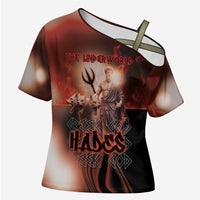 Ancient Greek Hades Cross Shoulder Shirt King Of The Underworld - Wonder Print Shop