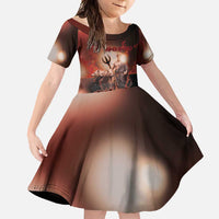 Ancient Greek Hades Family Matching Long Sleeve Bodycon Dress and Hawaiian Shirt King Of The Underworld - Wonder Print Shop