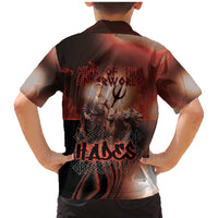 Ancient Greek Hades Family Matching Mermaid Dress and Hawaiian Shirt King Of The Underworld - Wonder Print Shop