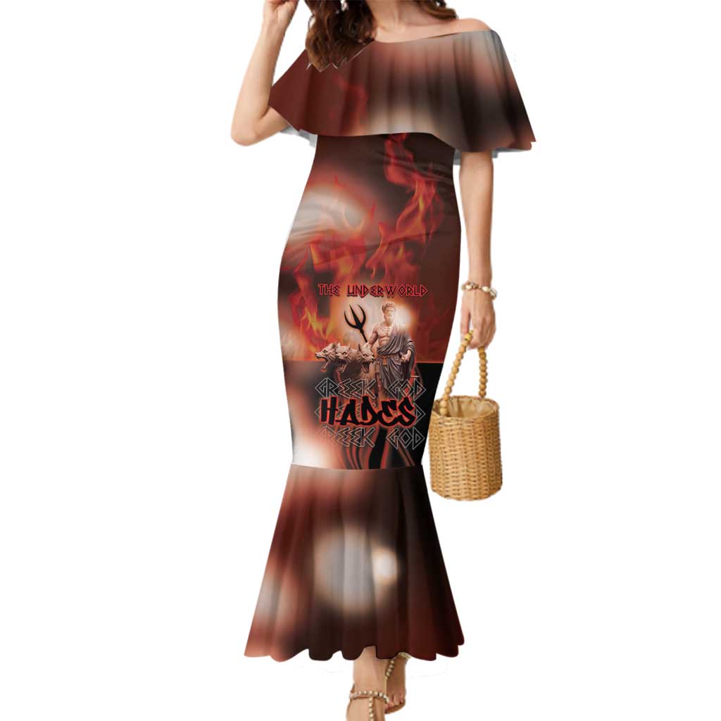 Ancient Greek Hades Family Matching Mermaid Dress and Hawaiian Shirt King Of The Underworld - Wonder Print Shop