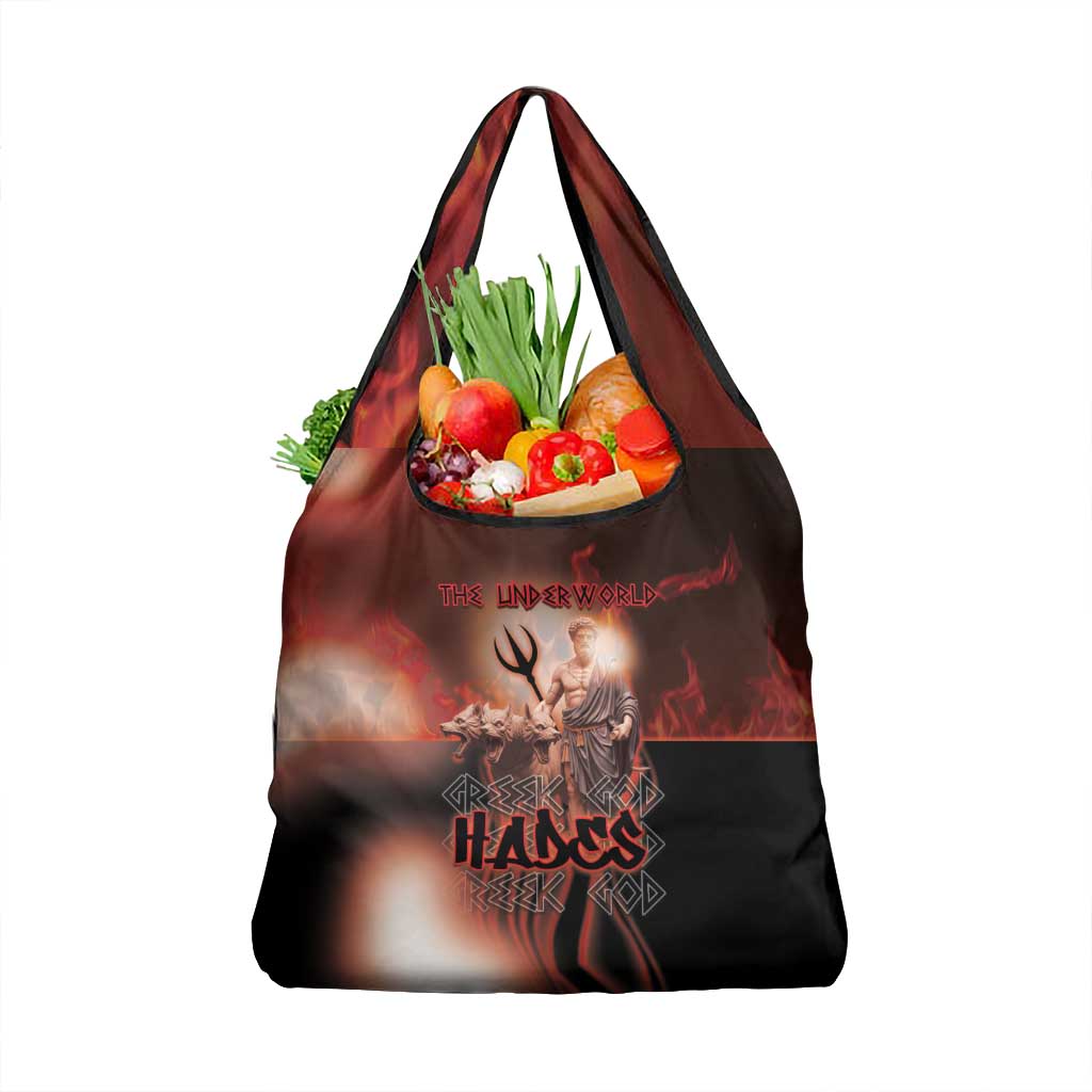 Ancient Greek Hades Grocery Bag King Of The Underworld - Wonder Print Shop