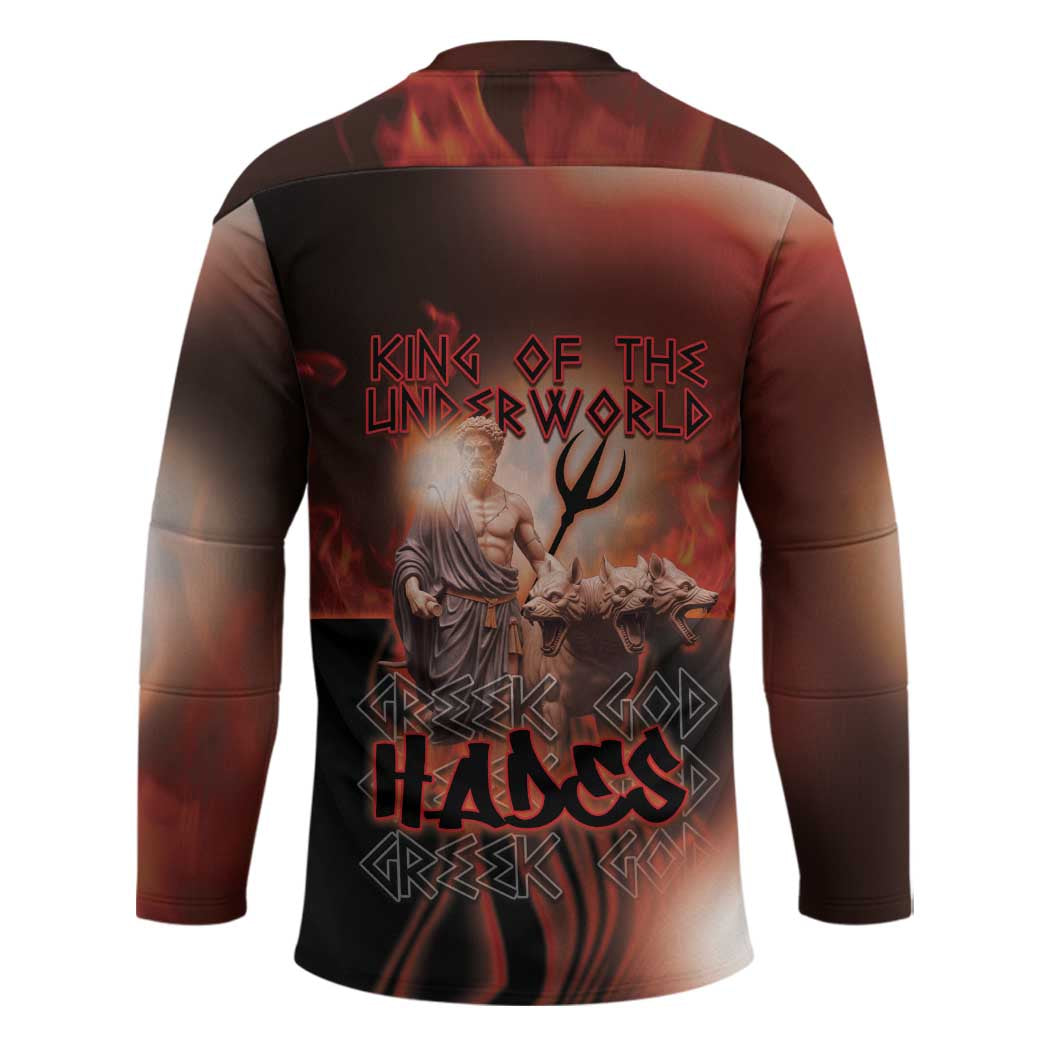 Ancient Greek Hades Hockey Jersey King Of The Underworld - Wonder Print Shop