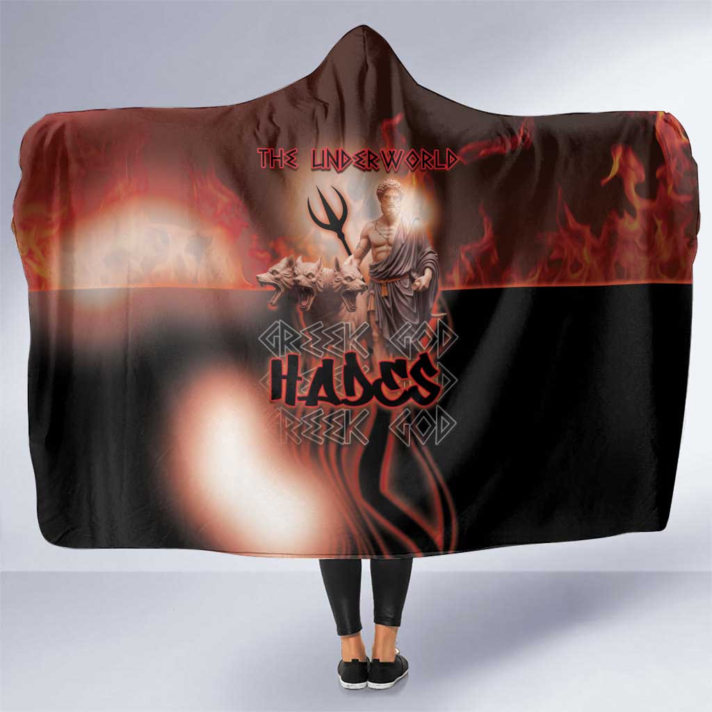 Ancient Greek Hades Hooded Blanket King Of The Underworld - Wonder Print Shop