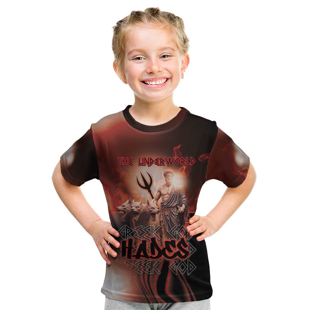 Ancient Greek Hades Kid T Shirt King Of The Underworld - Wonder Print Shop