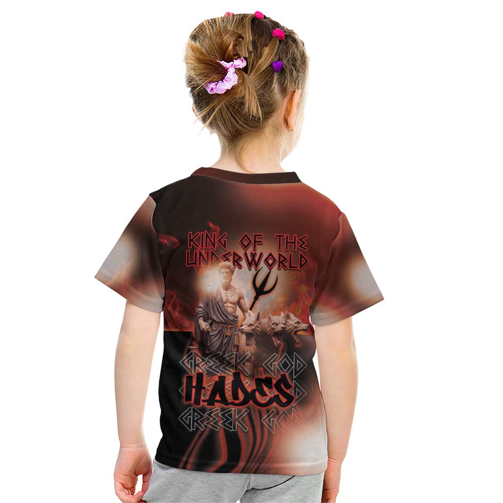 Ancient Greek Hades Kid T Shirt King Of The Underworld - Wonder Print Shop