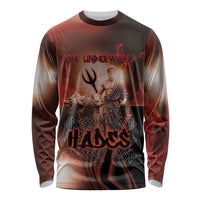 Ancient Greek Hades Long Sleeve Shirt King Of The Underworld - Wonder Print Shop