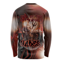 Ancient Greek Hades Long Sleeve Shirt King Of The Underworld - Wonder Print Shop