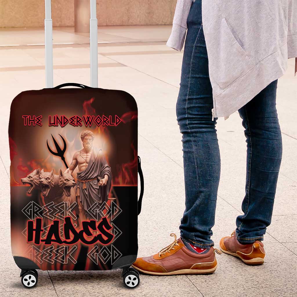 Ancient Greek Hades Luggage Cover King Of The Underworld - Wonder Print Shop