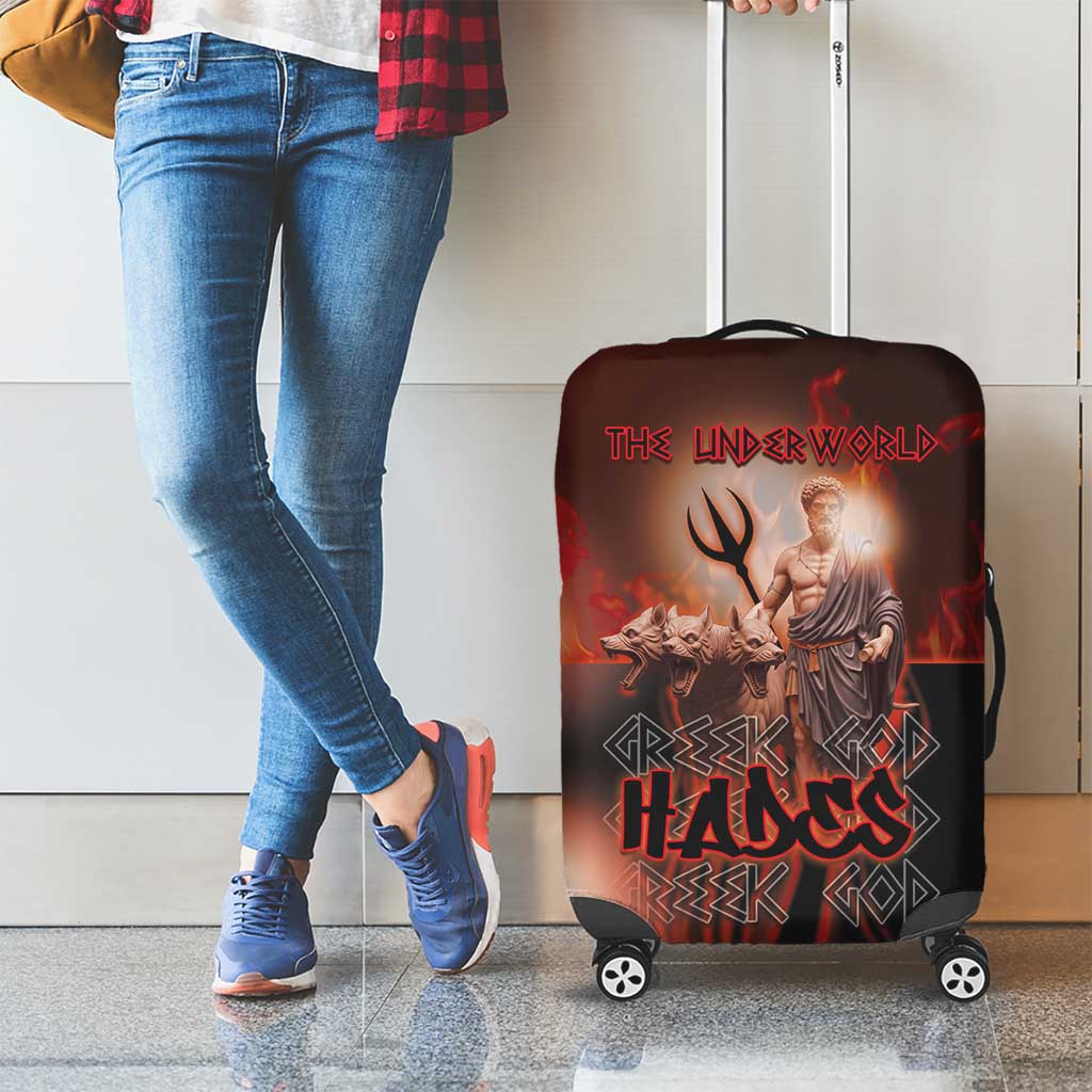 Ancient Greek Hades Luggage Cover King Of The Underworld - Wonder Print Shop