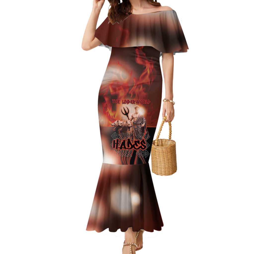 Ancient Greek Hades Mermaid Dress King Of The Underworld - Wonder Print Shop