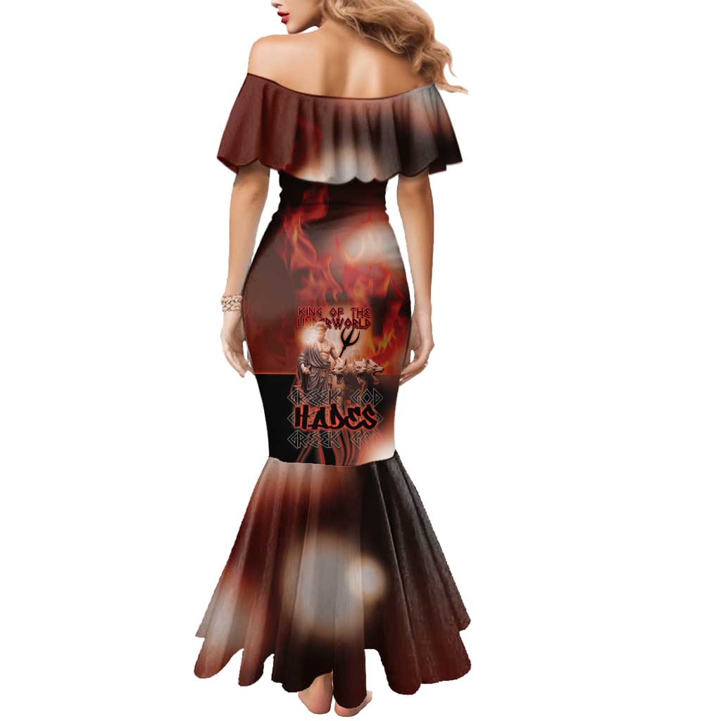 Ancient Greek Hades Mermaid Dress King Of The Underworld - Wonder Print Shop