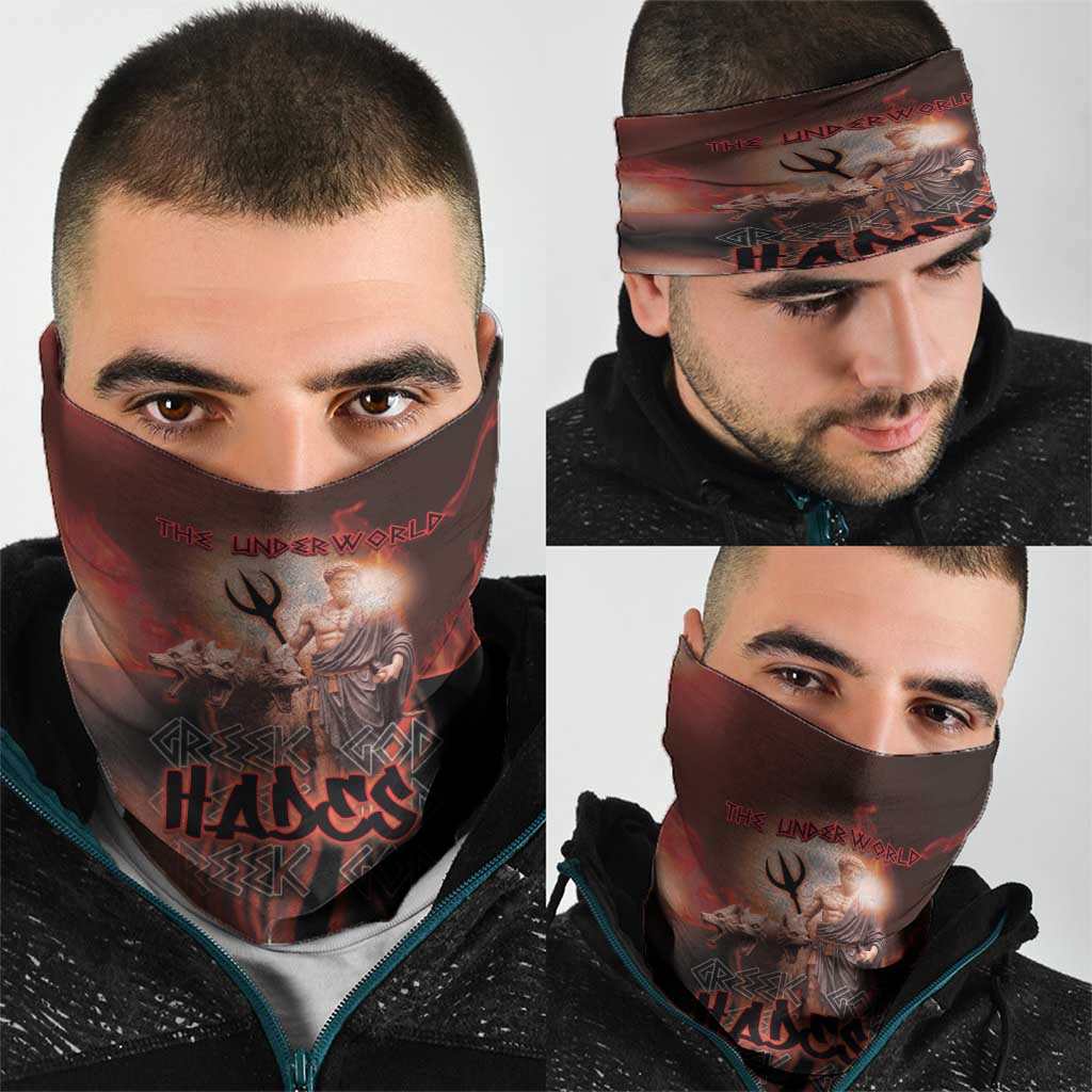 Ancient Greek Hades Neck Gaiter King Of The Underworld - Wonder Print Shop
