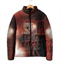 Ancient Greek Hades Padded Jacket King Of The Underworld - Wonder Print Shop