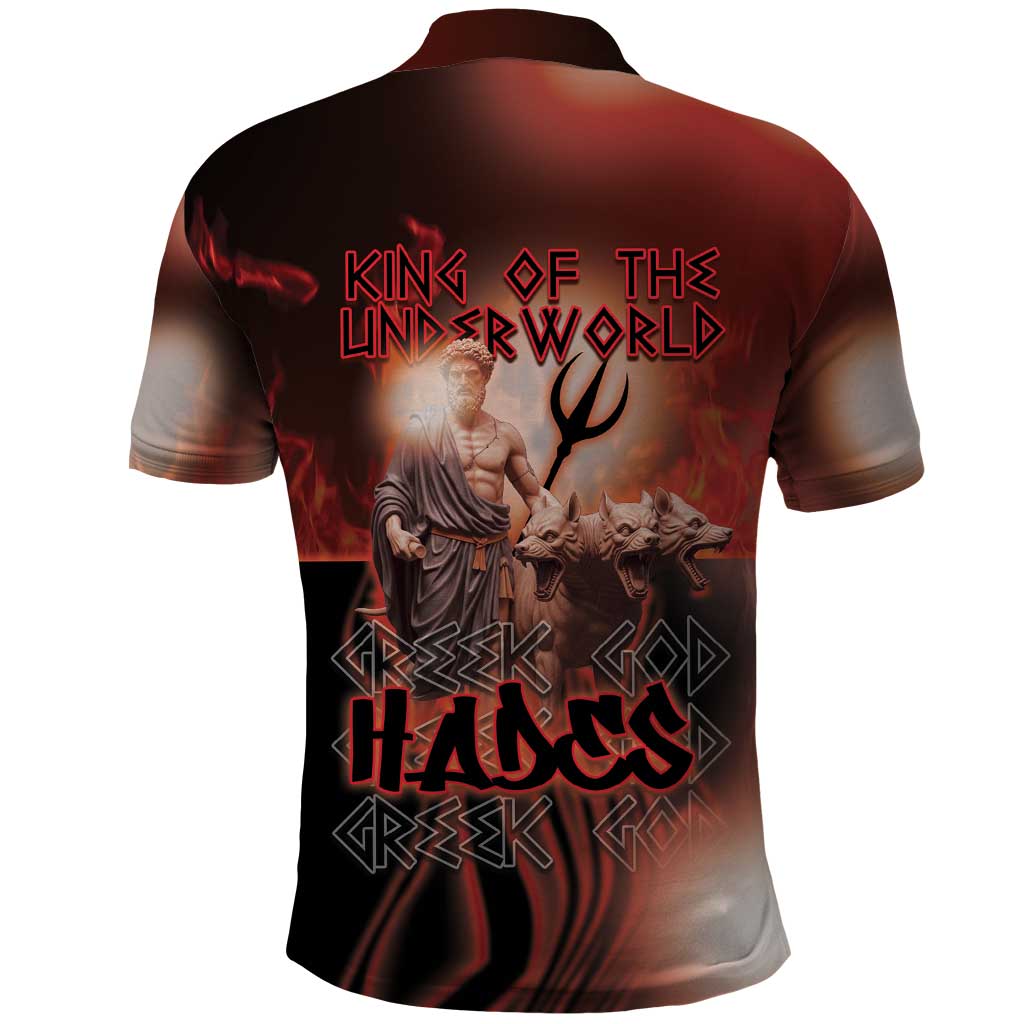 Ancient Greek Hades Polo Shirt King Of The Underworld - Wonder Print Shop
