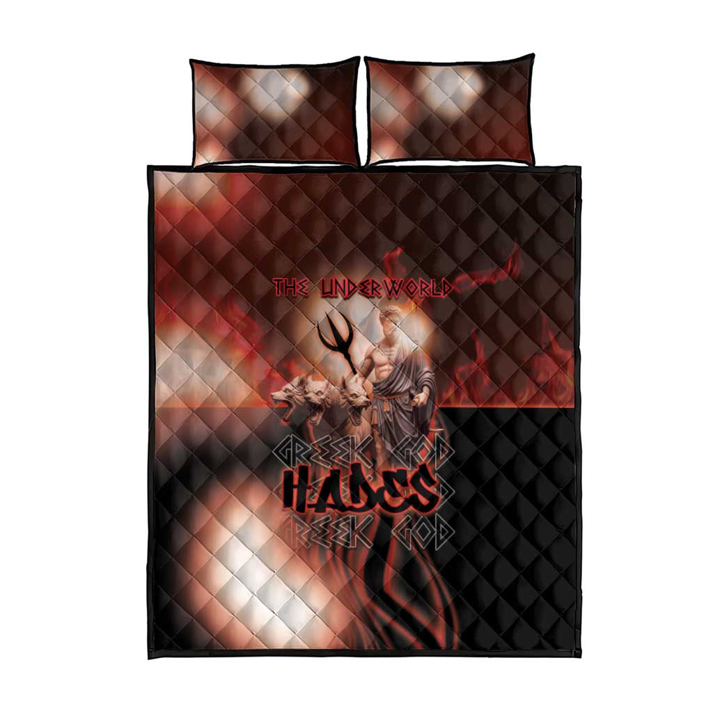 Ancient Greek Hades Quilt Bed Set King Of The Underworld - Wonder Print Shop