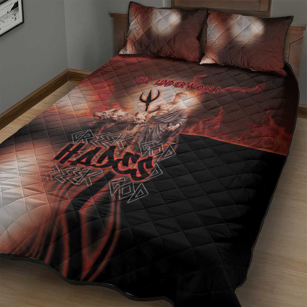 Ancient Greek Hades Quilt Bed Set King Of The Underworld - Wonder Print Shop