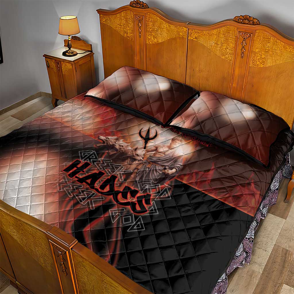 Ancient Greek Hades Quilt Bed Set King Of The Underworld - Wonder Print Shop