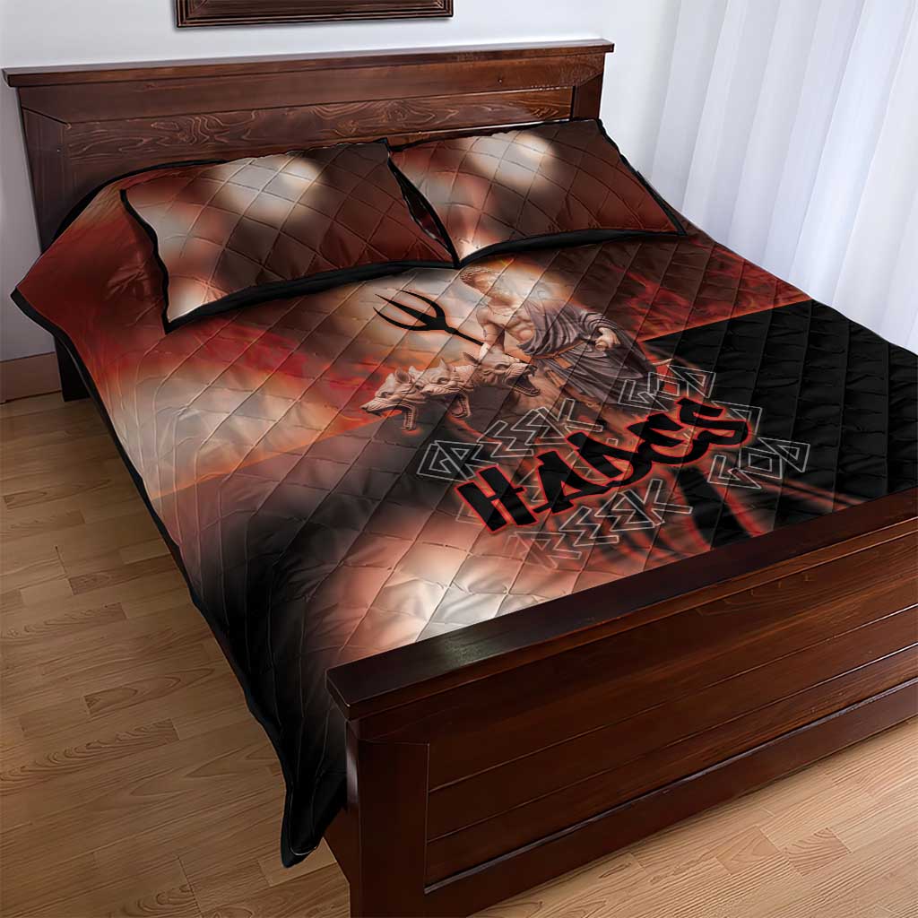 Ancient Greek Hades Quilt Bed Set King Of The Underworld - Wonder Print Shop