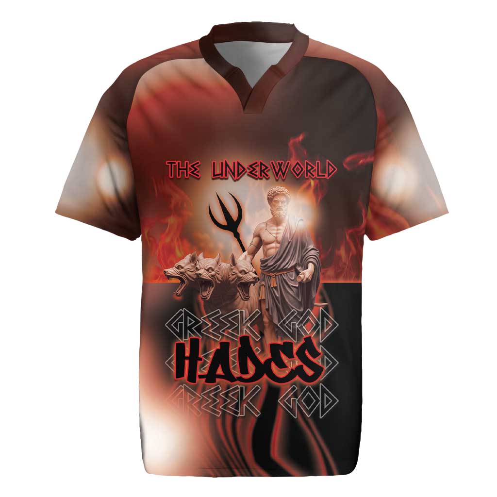 Ancient Greek Hades Rugby Jersey King Of The Underworld - Wonder Print Shop