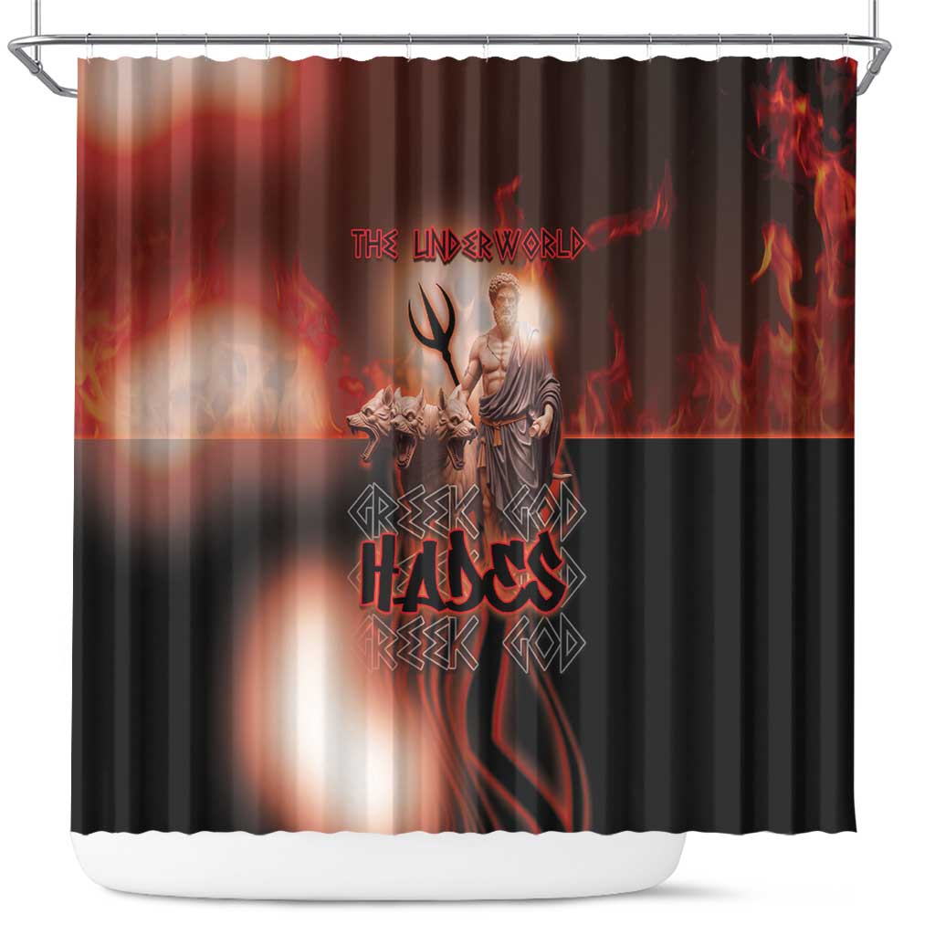 Ancient Greek Hades Shower Curtain King Of The Underworld - Wonder Print Shop