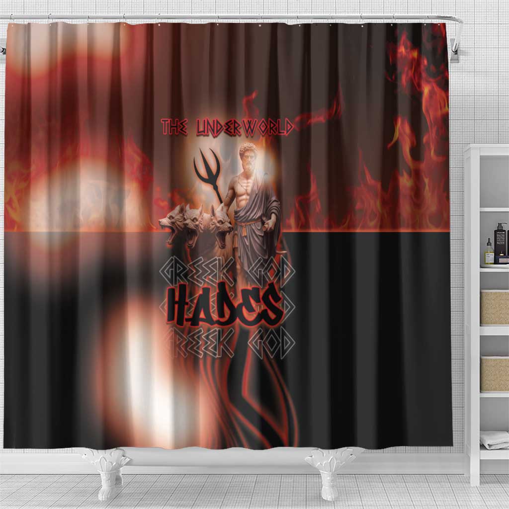 Ancient Greek Hades Shower Curtain King Of The Underworld - Wonder Print Shop