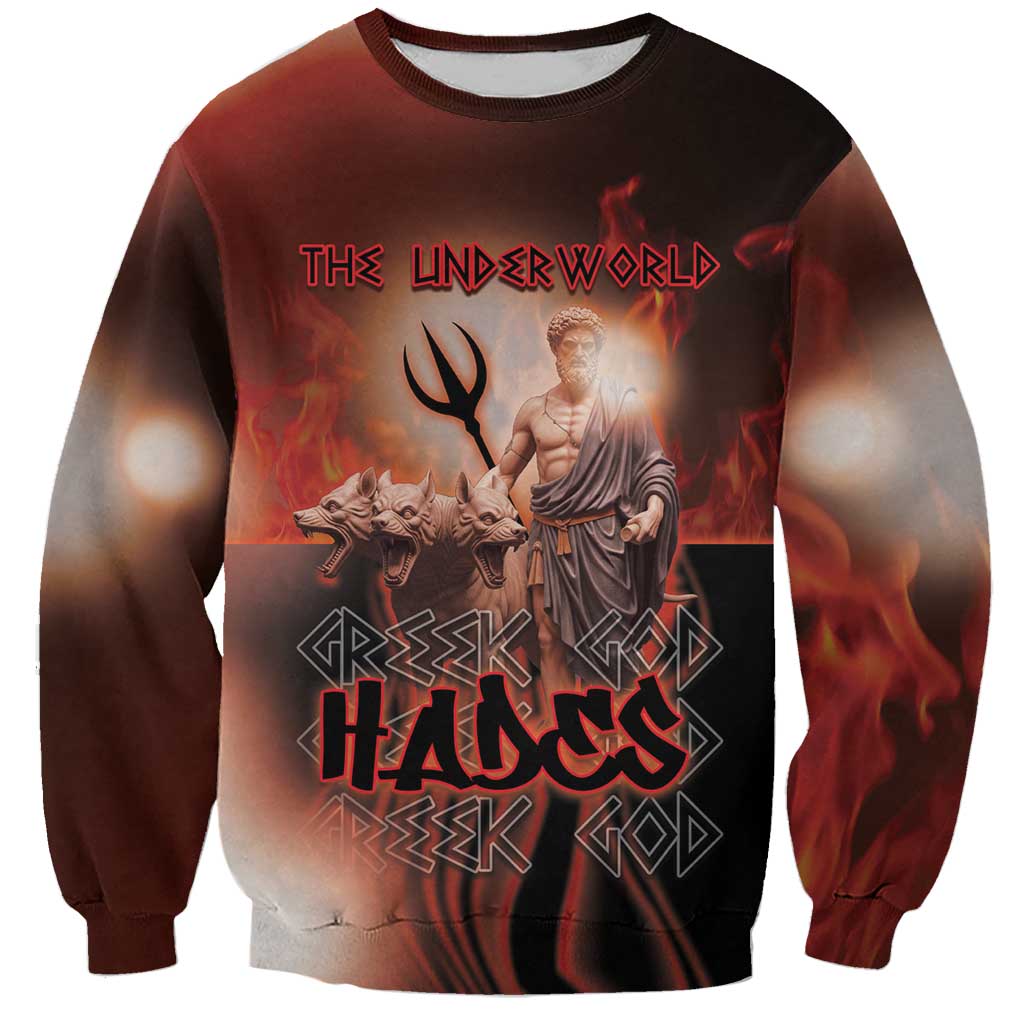 Ancient Greek Hades Sweatshirt King Of The Underworld - Wonder Print Shop