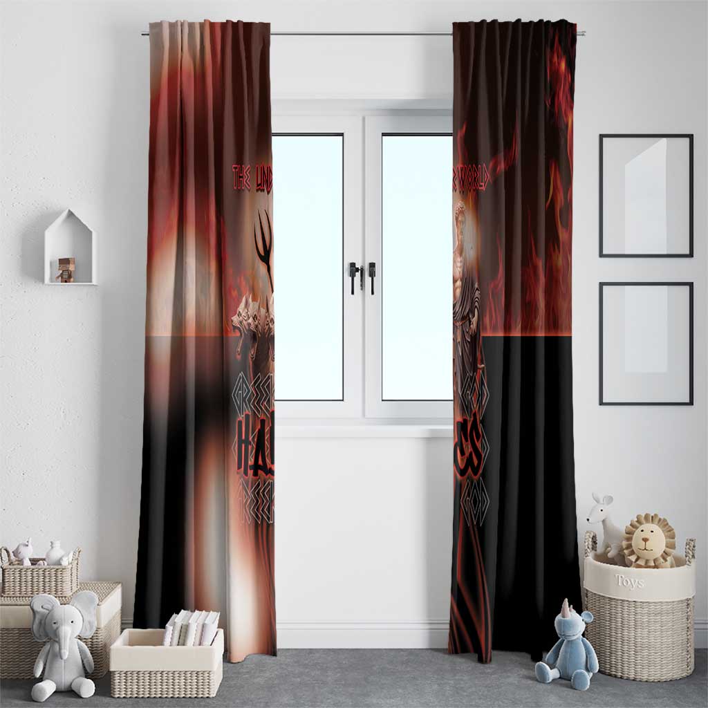 Ancient Greek Hades Window Curtain King Of The Underworld - Wonder Print Shop
