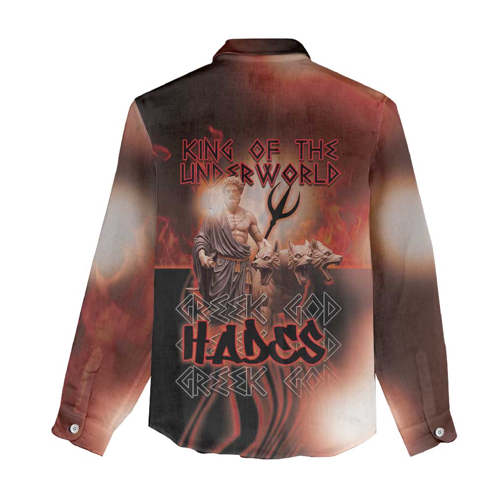 Ancient Greek Hades Women Casual Shirt King Of The Underworld - Wonder Print Shop