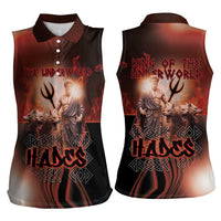 Ancient Greek Hades Women Sleeveless Polo Shirt King Of The Underworld - Wonder Print Shop