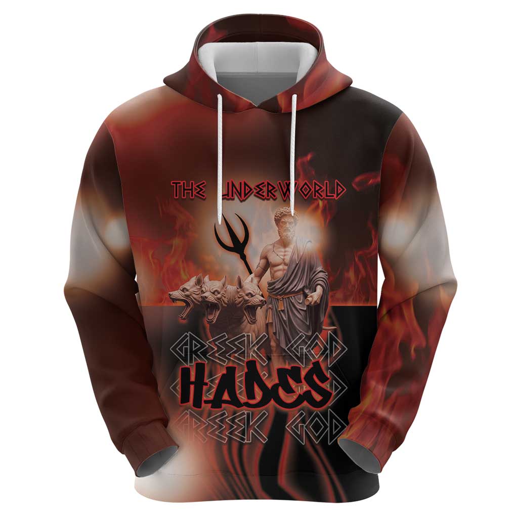 Ancient Greek Hades Zip Hoodie King Of The Underworld - Wonder Print Shop