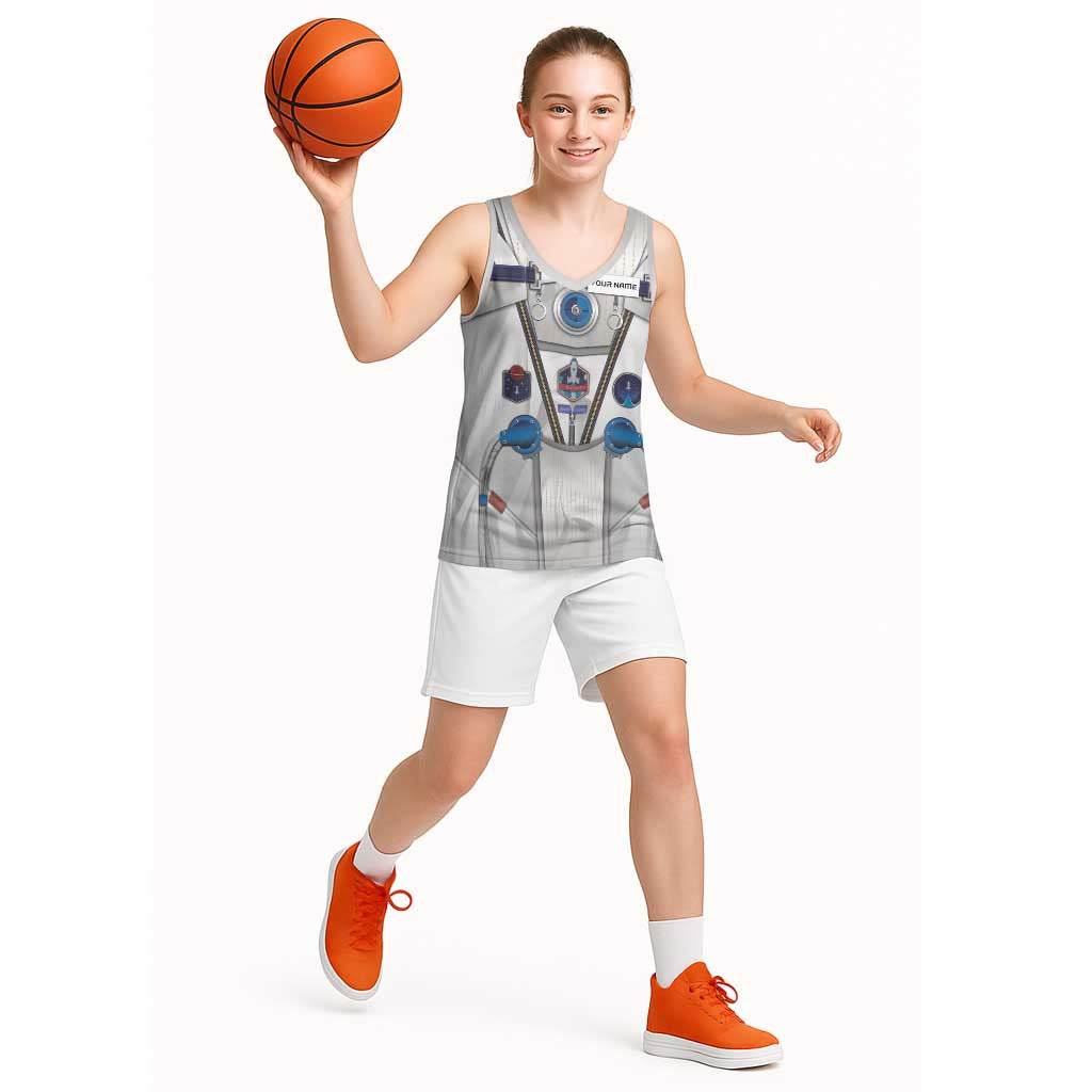 Personalized Astronaut Basketball Jersey Space Diving Suit - Wonder Print Shop