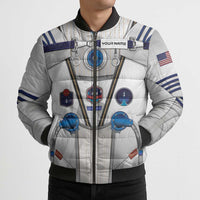 Personalized Astronaut Bomber Puffer Jacket Space Diving Suit - Wonder Print Shop
