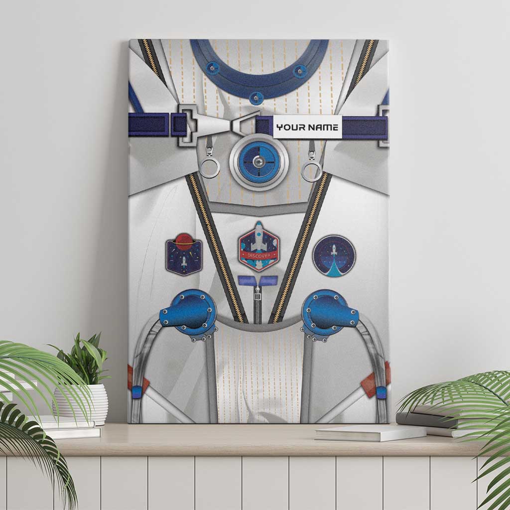 Personalized Astronaut Canvas Wall Art Space Diving Suit - Wonder Print Shop