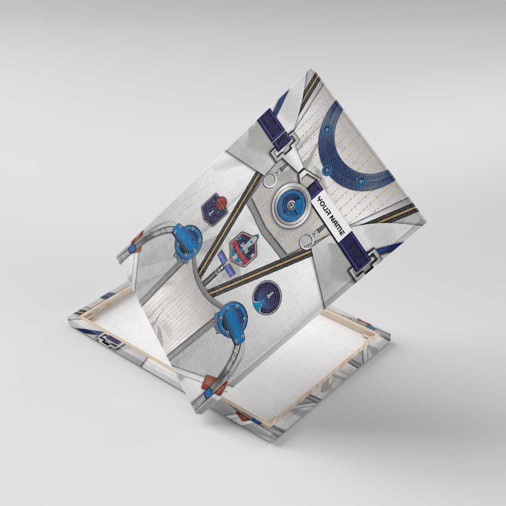 Personalized Astronaut Canvas Wall Art Space Diving Suit - Wonder Print Shop