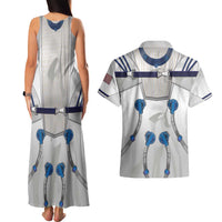 Personalized Astronaut Couples Matching Tank Maxi Dress and Hawaiian Shirt Space Diving Suit - Wonder Print Shop