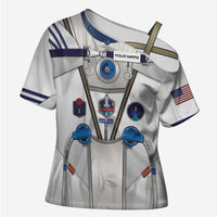 Personalized Astronaut Cross Shoulder Shirt Space Diving Suit - Wonder Print Shop