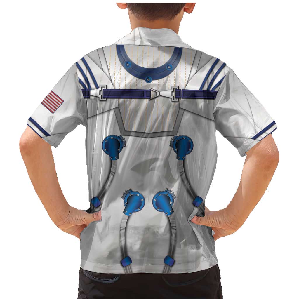 Personalized Astronaut Family Matching Mermaid Dress and Hawaiian Shirt Space Diving Suit - Wonder Print Shop