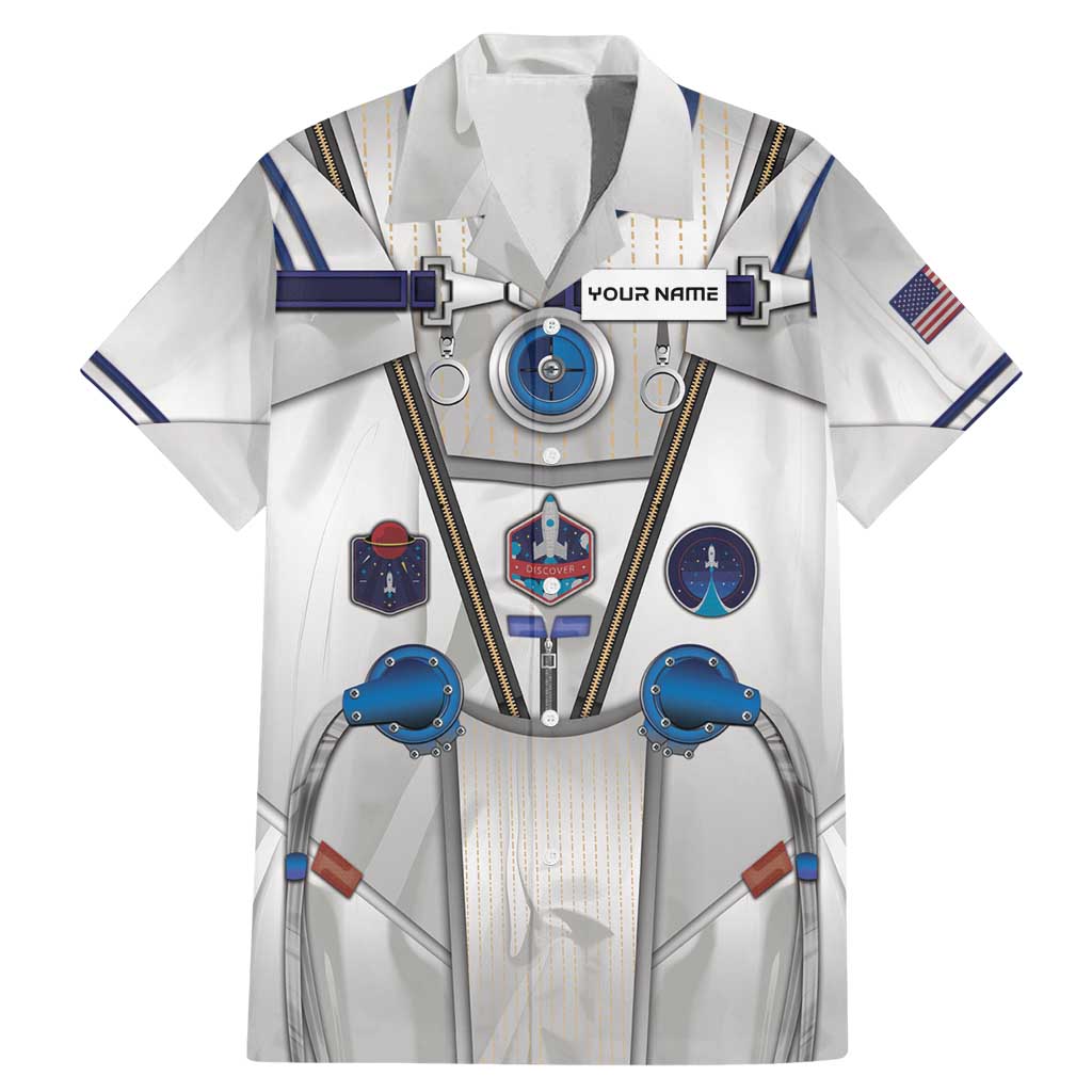 Personalized Astronaut Family Matching Mermaid Dress and Hawaiian Shirt Space Diving Suit - Wonder Print Shop