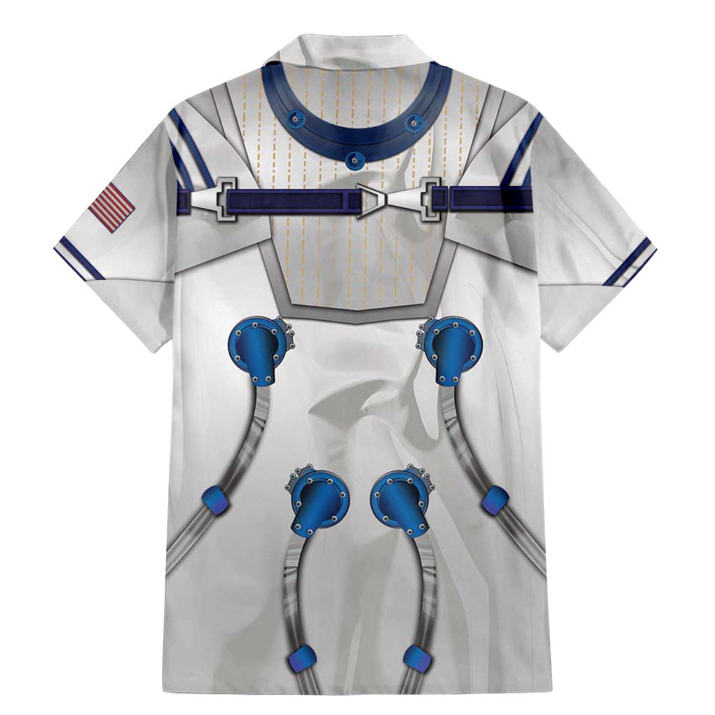 Personalized Astronaut Family Matching Mermaid Dress and Hawaiian Shirt Space Diving Suit - Wonder Print Shop