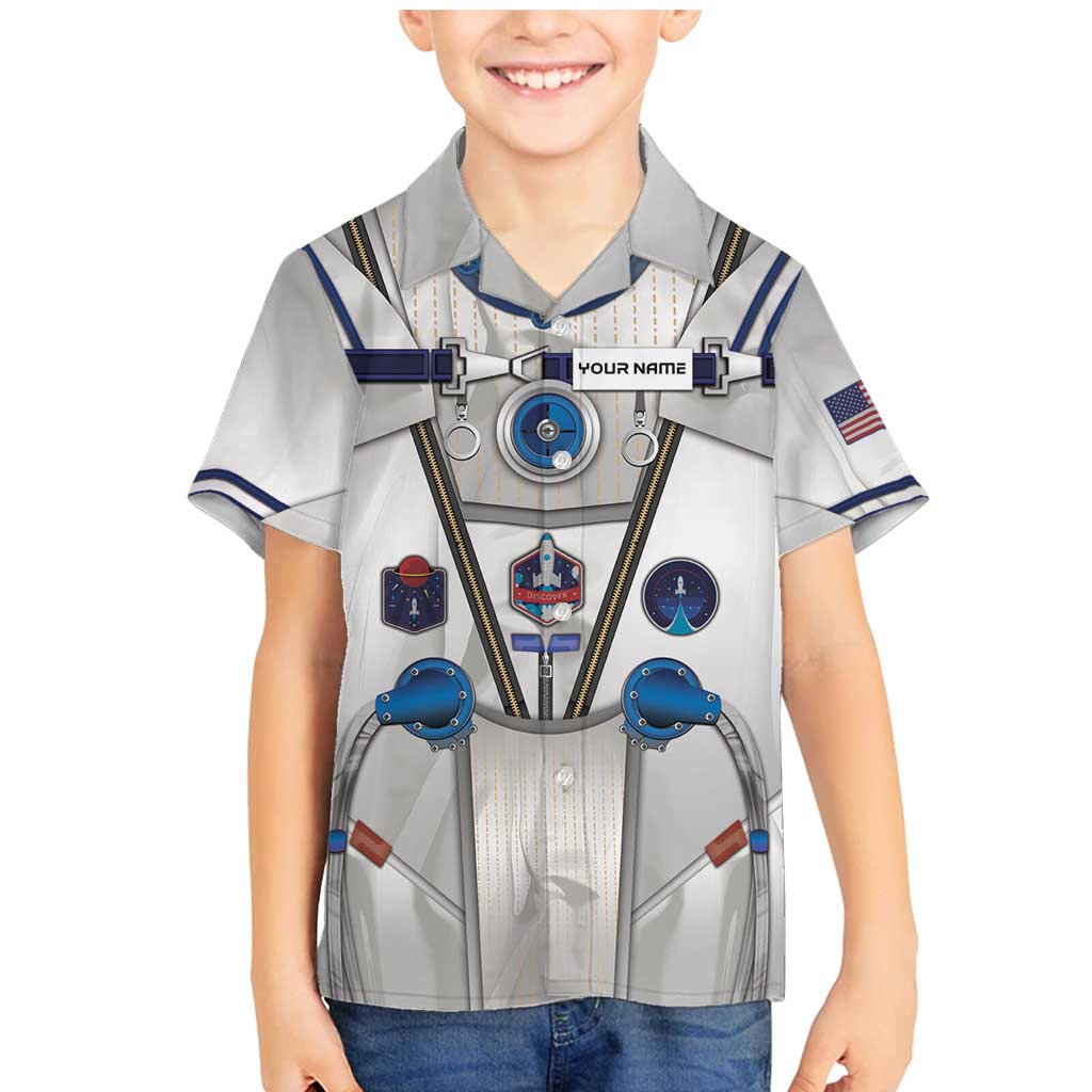 Personalized Astronaut Family Matching Mermaid Dress and Hawaiian Shirt Space Diving Suit - Wonder Print Shop