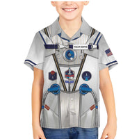 Personalized Astronaut Family Matching Mermaid Dress and Hawaiian Shirt Space Diving Suit - Wonder Print Shop