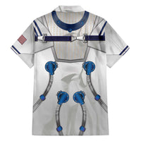 Personalized Astronaut Family Matching Off Shoulder Maxi Dress and Hawaiian Shirt Space Diving Suit - Wonder Print Shop