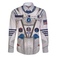 Personalized Astronaut Family Matching Short Sleeve Bodycon Dress and Hawaiian Shirt Space Diving Suit - Wonder Print Shop