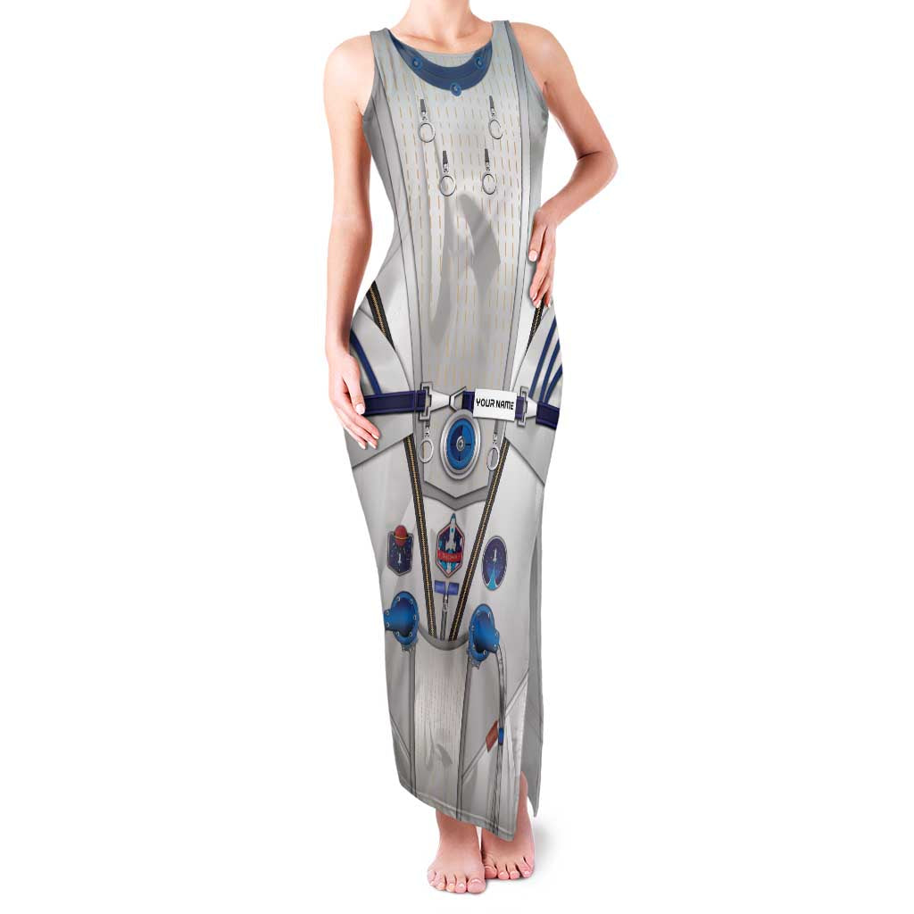 Personalized Astronaut Family Matching Tank Maxi Dress and Hawaiian Shirt Space Diving Suit - Wonder Print Shop