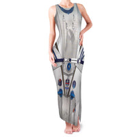 Personalized Astronaut Family Matching Tank Maxi Dress and Hawaiian Shirt Space Diving Suit - Wonder Print Shop