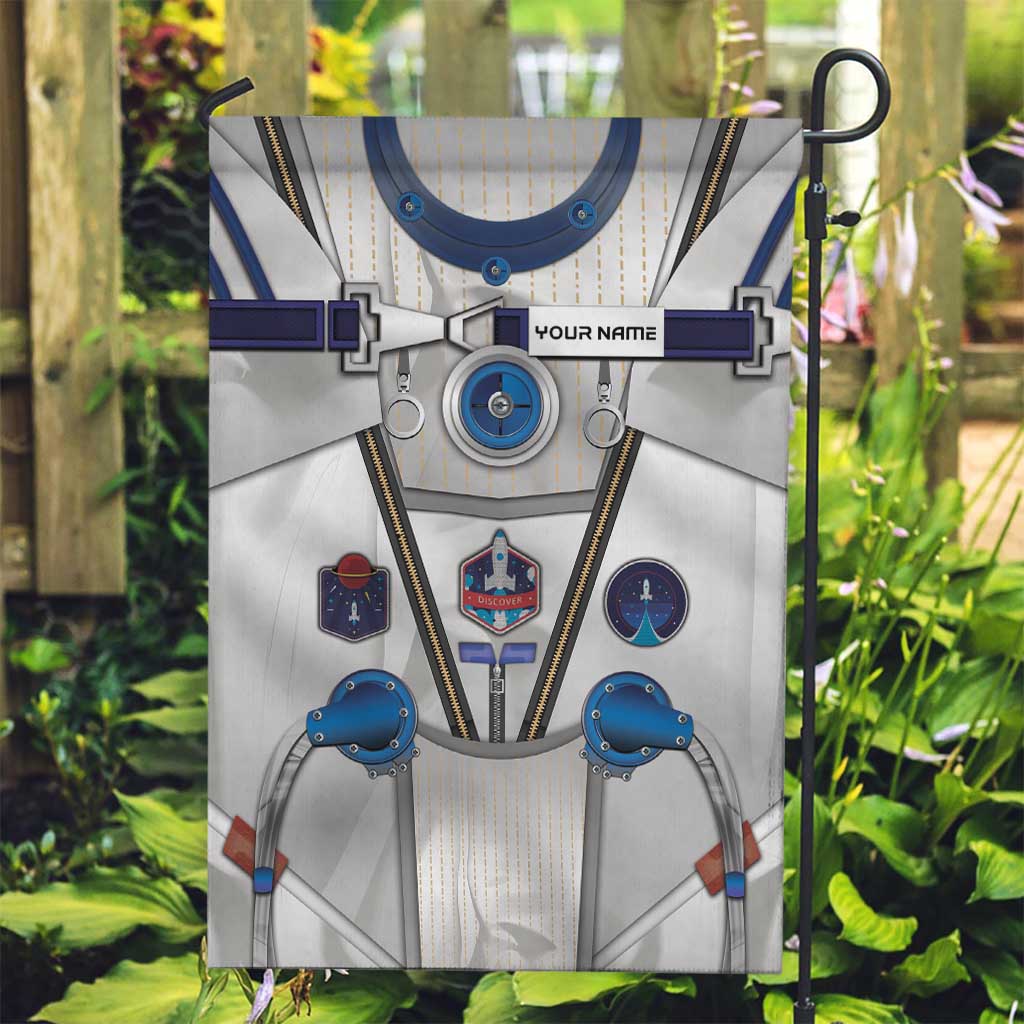 Personalized Astronaut Garden Flag Space Diving Suit - Wonder Print Shop
