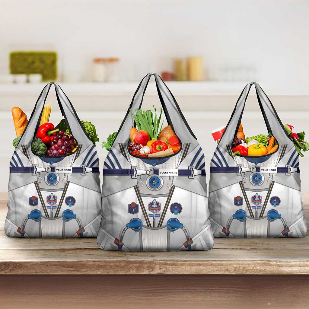 Personalized Astronaut Grocery Bag Space Diving Suit - Wonder Print Shop