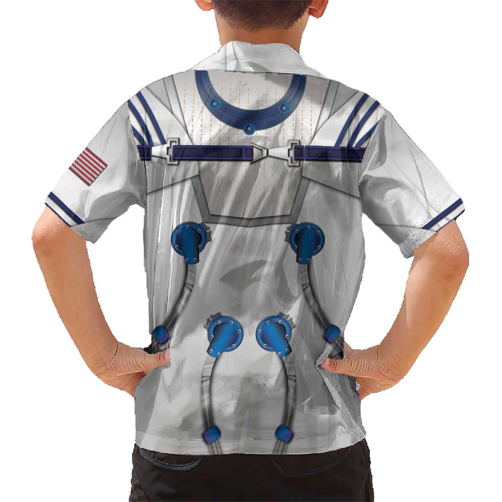 Personalized Astronaut Kid Hawaiian Shirt Space Diving Suit - Wonder Print Shop