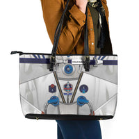 Personalized Astronaut Leather Tote Bag Space Diving Suit - Wonder Print Shop