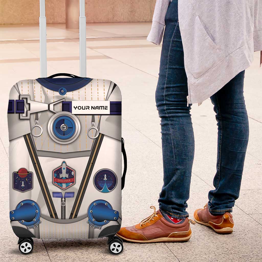 Personalized Astronaut Luggage Cover Space Diving Suit - Wonder Print Shop